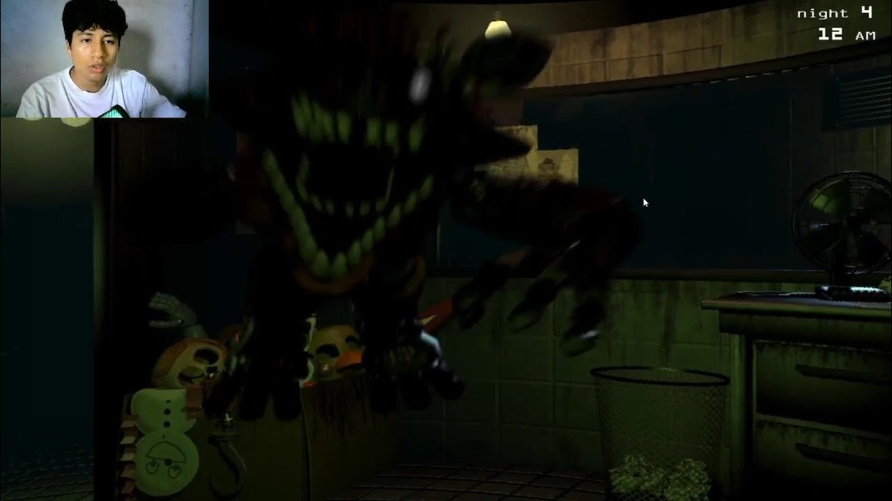 FNAF3 ME PASO LA NOCHE 1-2-3 Y 4 EASY