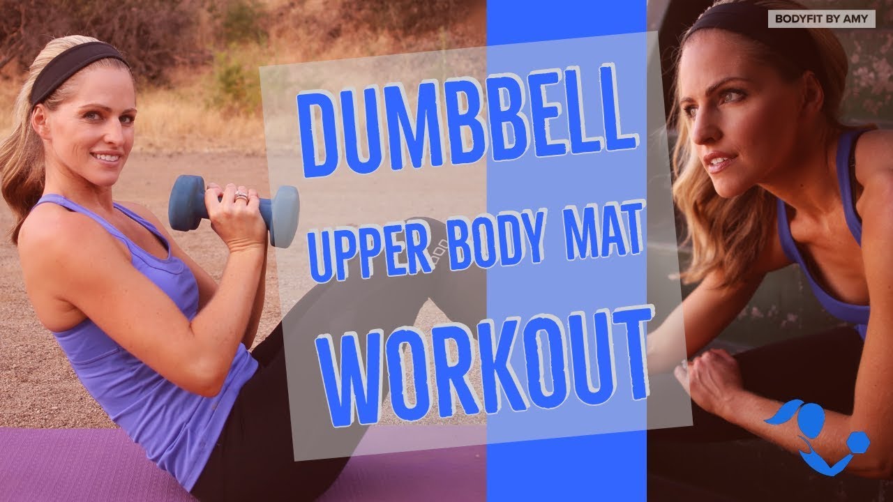 12 Minute Upper Body Mat Workout for Arms and Back