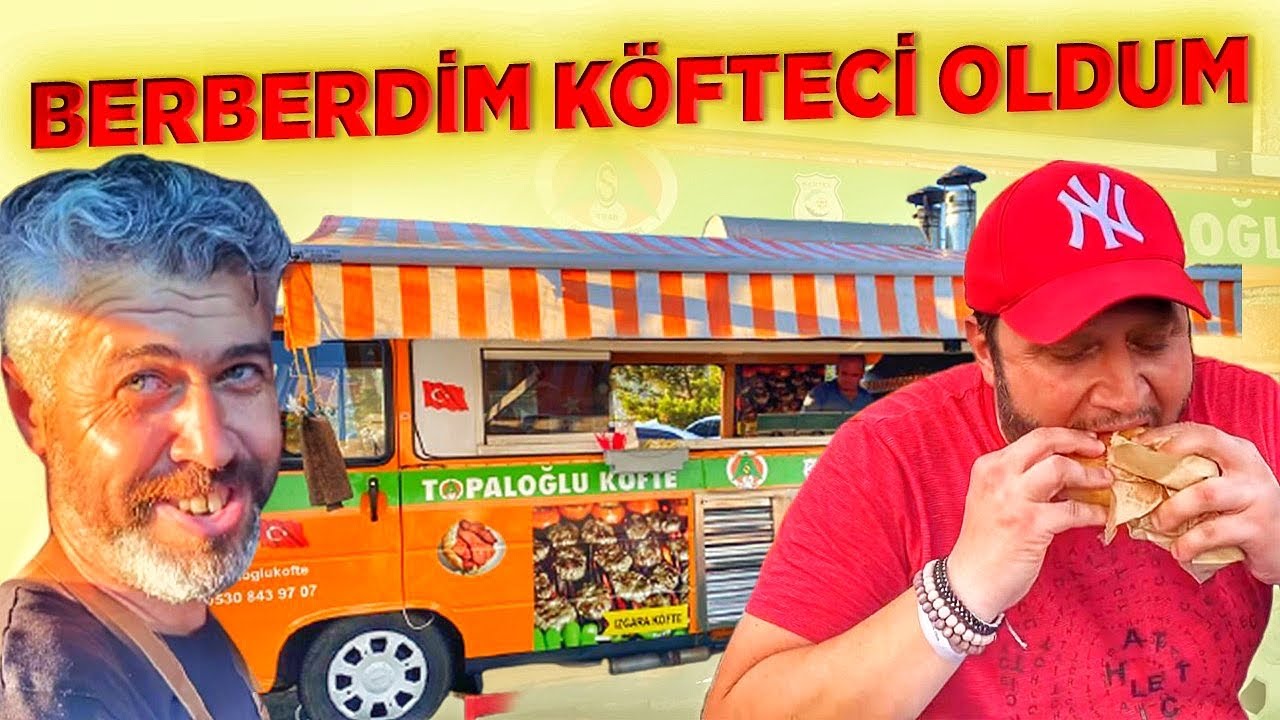 BERBERDİM KÖFTECİ OLDUM | ACIM AĞLATIYOR DEDİ | KÖFTE SUCUK EKMEK | Antalya Sokak Lezzetleri