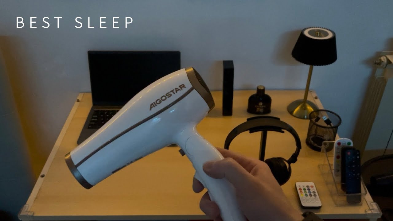 STIMULATE a DEEP SLEEP with the SENSORIAL MOVE of this HAIR DRYER - 3HRS (ASMR)