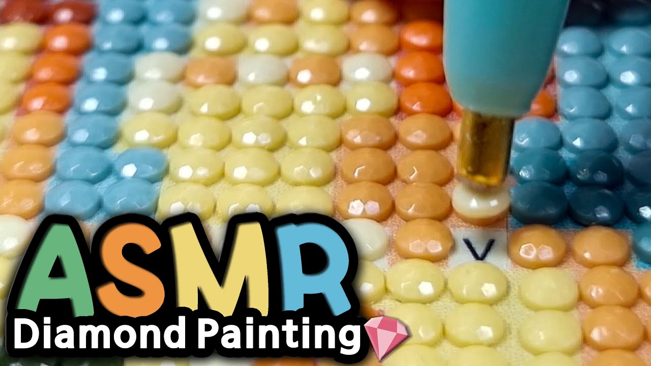 보석십자수 ASMR - 산마리노🏰 Diamond Painting ｜No Talking｜No BGM｜Theㅎ💎