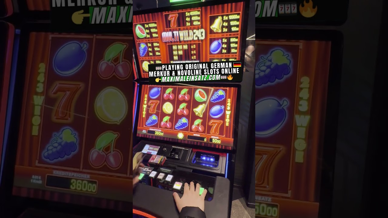 MERKUR SLOTS MULTIWILD 50&pound; SPINS #MAXIMALEINSATZ #Spielbank #Spielothek Casino Slot KAZINO