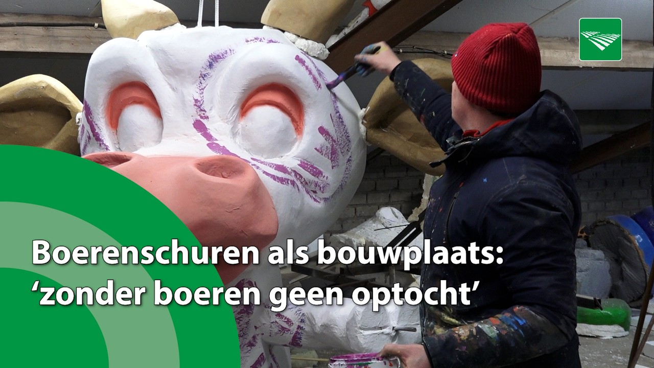 Boerenschuur als bouwplaats: 'zonder boeren geen optocht'