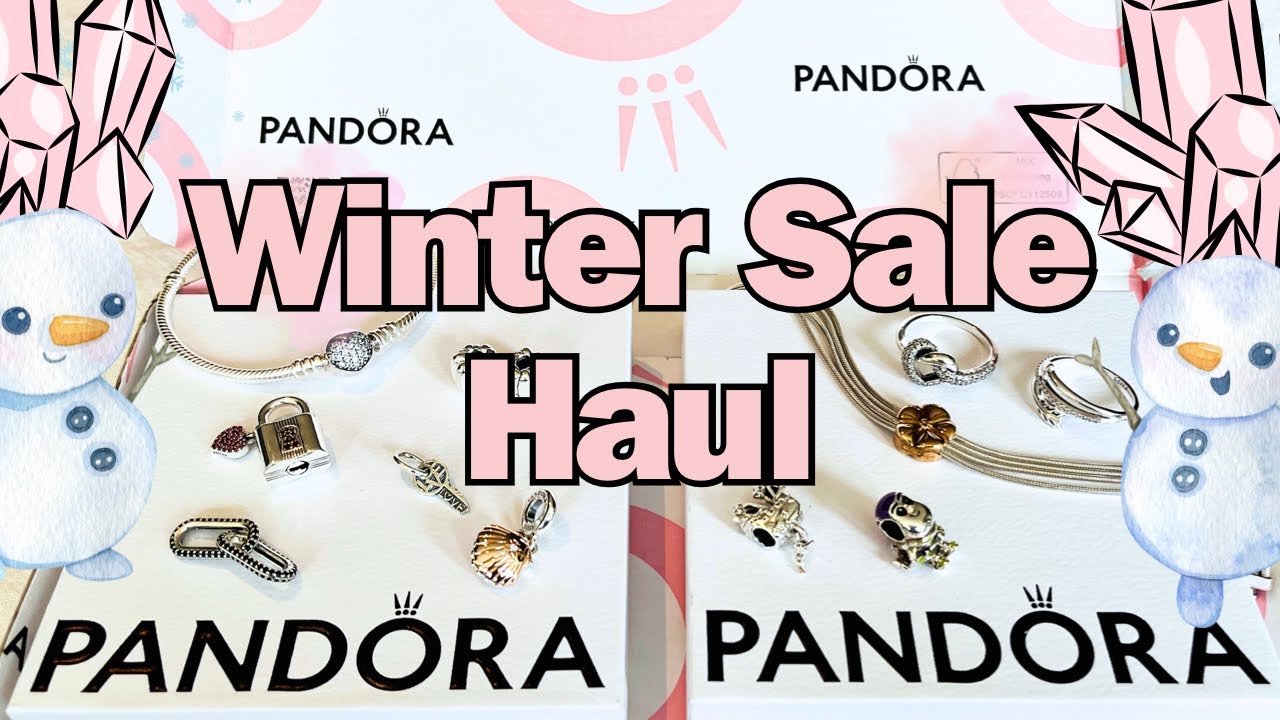 PANDORA Winter Sale Unboxing 2023/2024 ❄️💙 |  Part 1