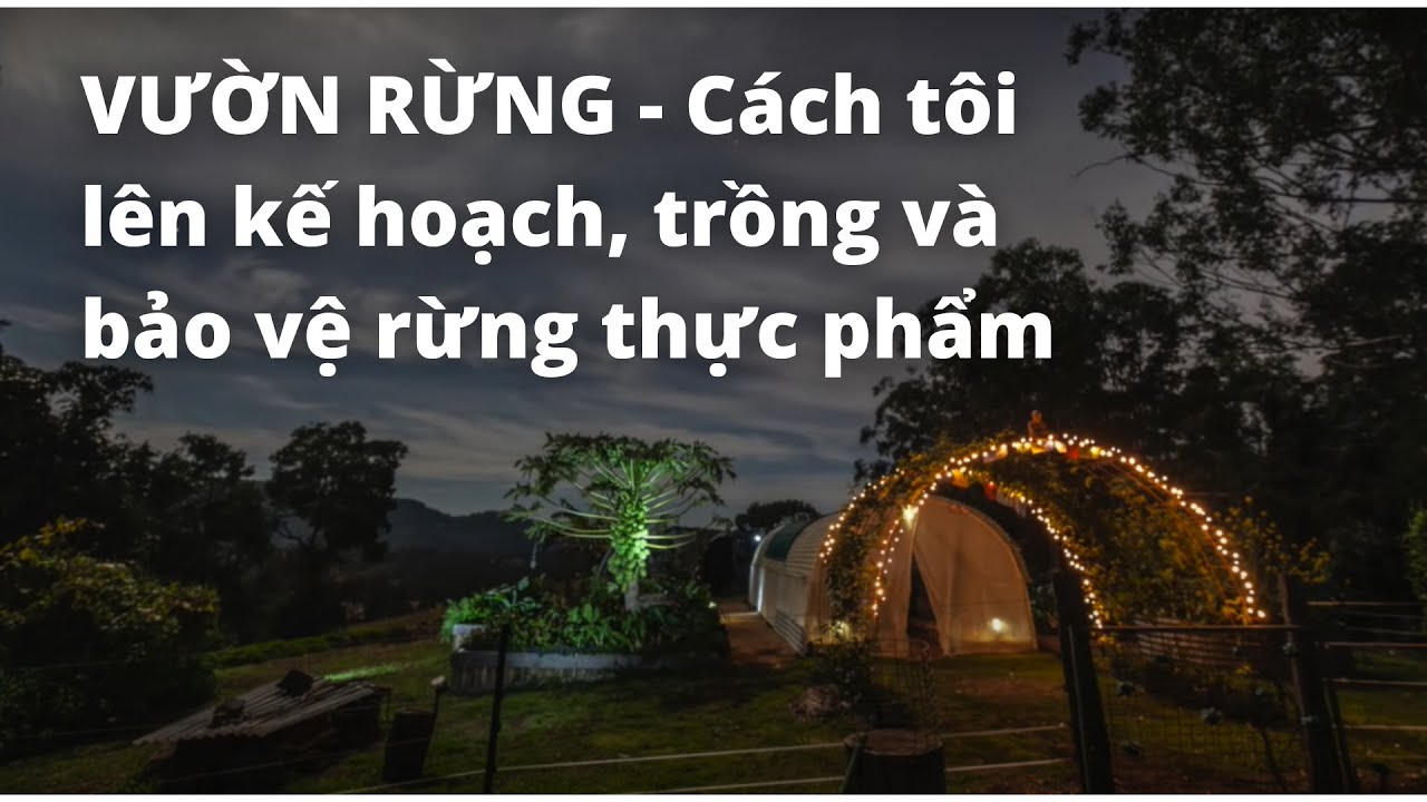Vườn rừng - Cách tôi lập kế hoạch, trồng và bảo vệ rừng thực phẩm của mình