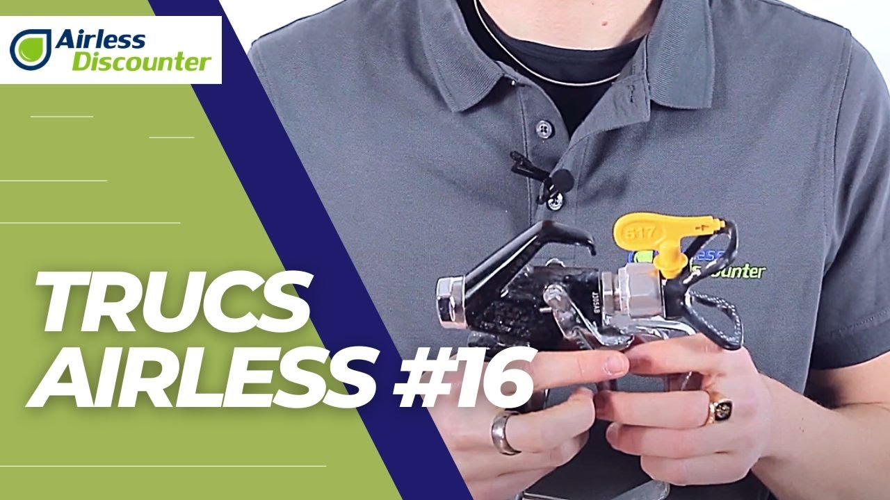Travailler en toute sécurité avec un pistolet airless – Trucs Airless #16