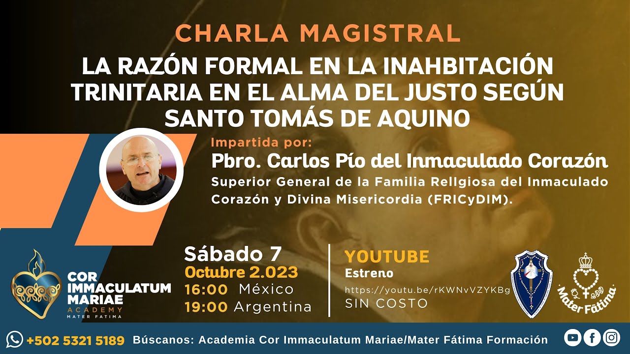 La Raz&oacute;n en la Inhabitaci&oacute;n Trinitaria en el alma del justo, seg&uacute; Santo Tom&aacute;s de Aquino