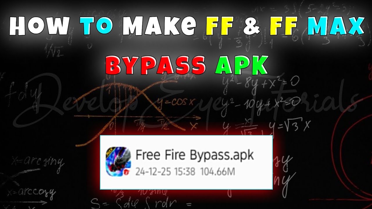 Free Fire MOD APK Without Ban (2025) | Make Your Own FF Bypass APK 🔥 |  DevelopEye Tutorials