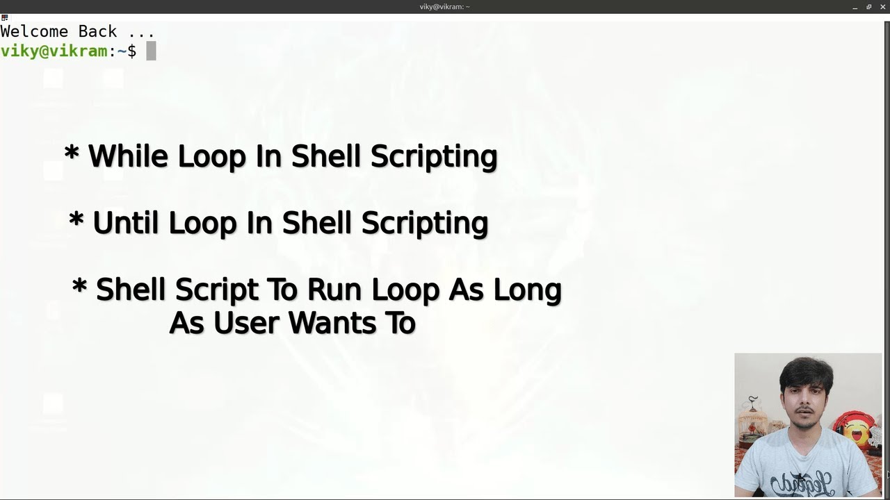 while loop in shell scripting | until loop in shell scripting | shell script to loop till user wants
