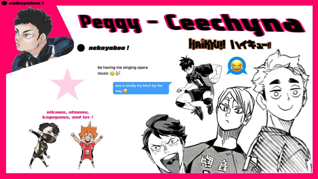 Peggy • haikyuu texts • timeskip gc | Peggy by Ceechynaa