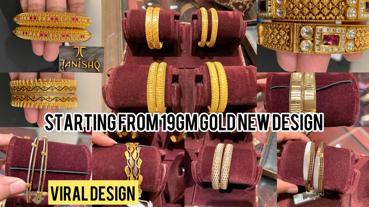 TANISHQ Latest Gold Bangle Designs With price | gold bangles designs | Tanishq jewellery