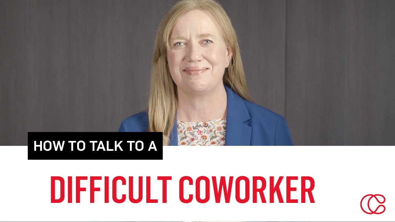 How to Talk to a Difficult Coworker