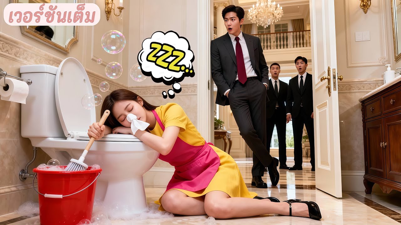 CEO จงใจให้คู่หมั้นบ้านนอกไปขัดส้วมเพื่อทดสอบใจ—แต่พอเห็นเธอเหนื่อยหลับข้างโถ เขาก็ตกหลุมรัก!