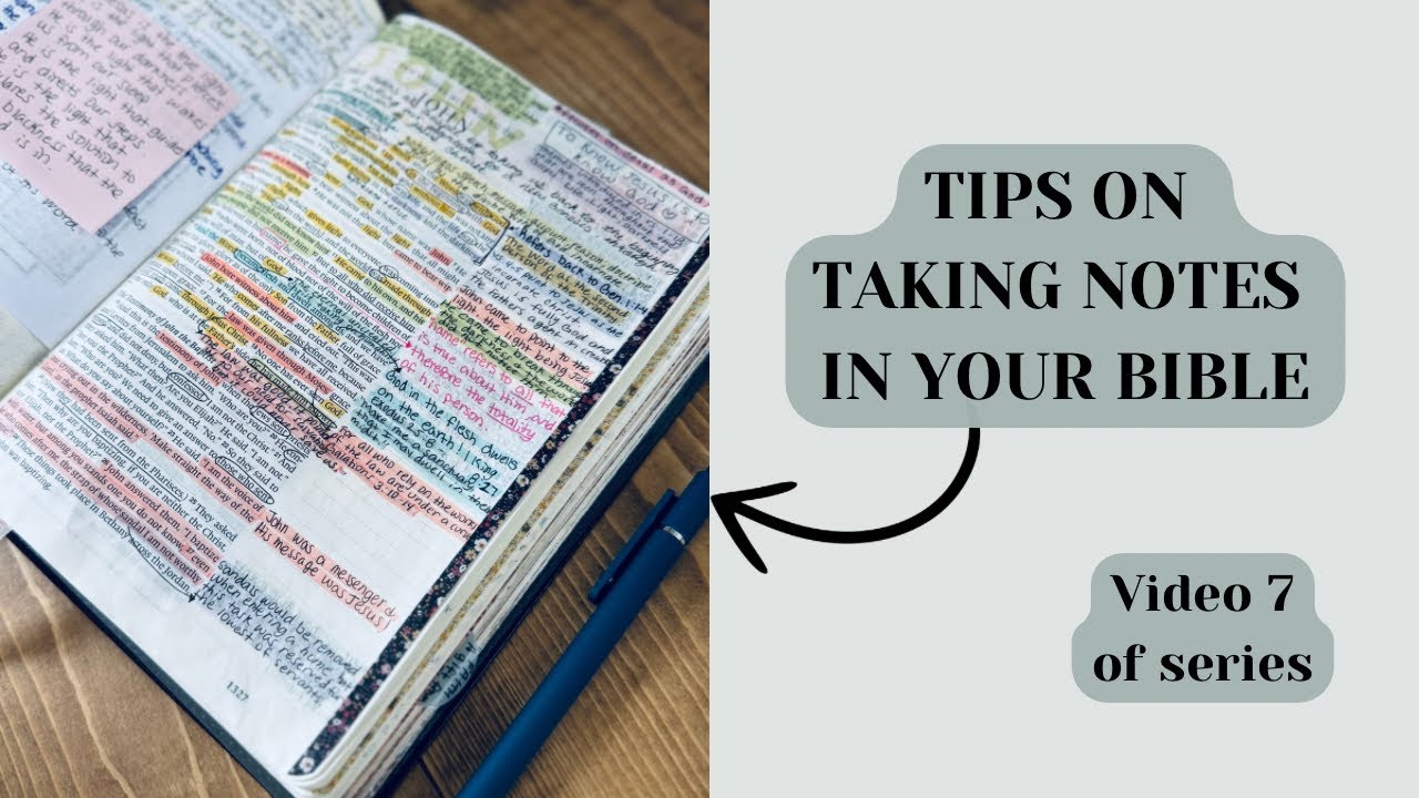 What to Take Notes on In Your Bible! | Bible Study Tips | Note Taking | ESV Journaling Bible