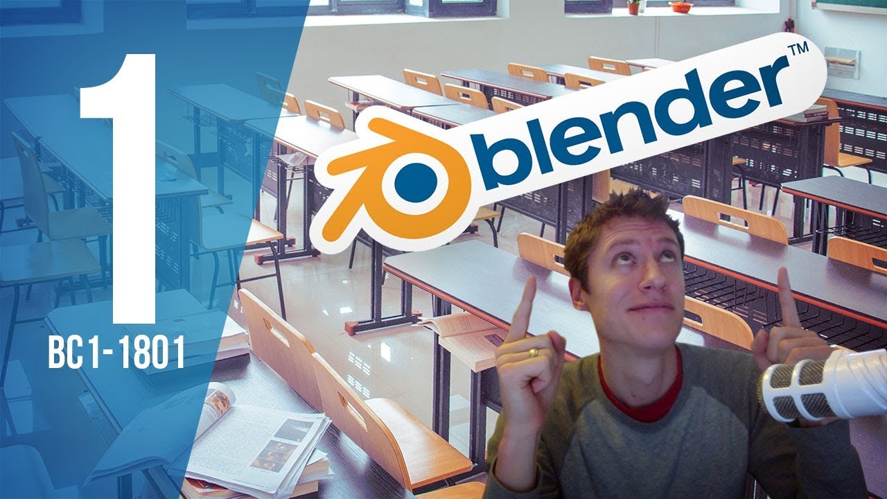 BC1-1801 Getting Started with 3D Modeling in Blender - Week 1