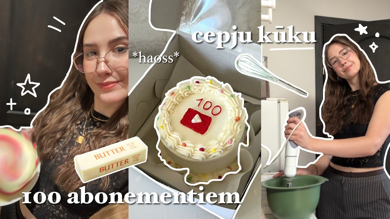 ES UZCEPU KŪKU SAVIEM PIRMAJIEM 100 ABONEMENTIEM... 🍰👩🏻‍🍳