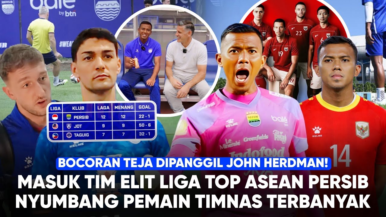 Persib Masuk Jajaran Tim Elite ASEAN: Teja Jadi Dipanggil Timnas! Barba & Adam Beri Motivasi