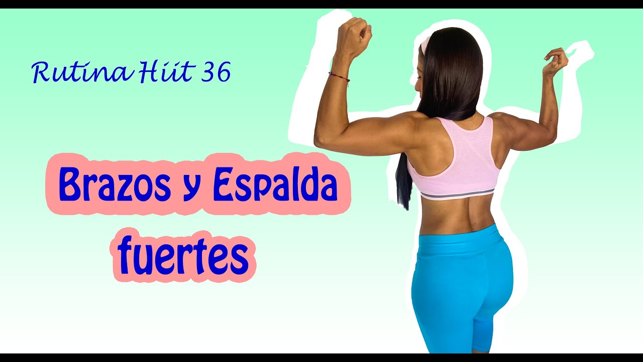 Tonifica brazos en casa . 30 minutos - Rutina Hiit 36