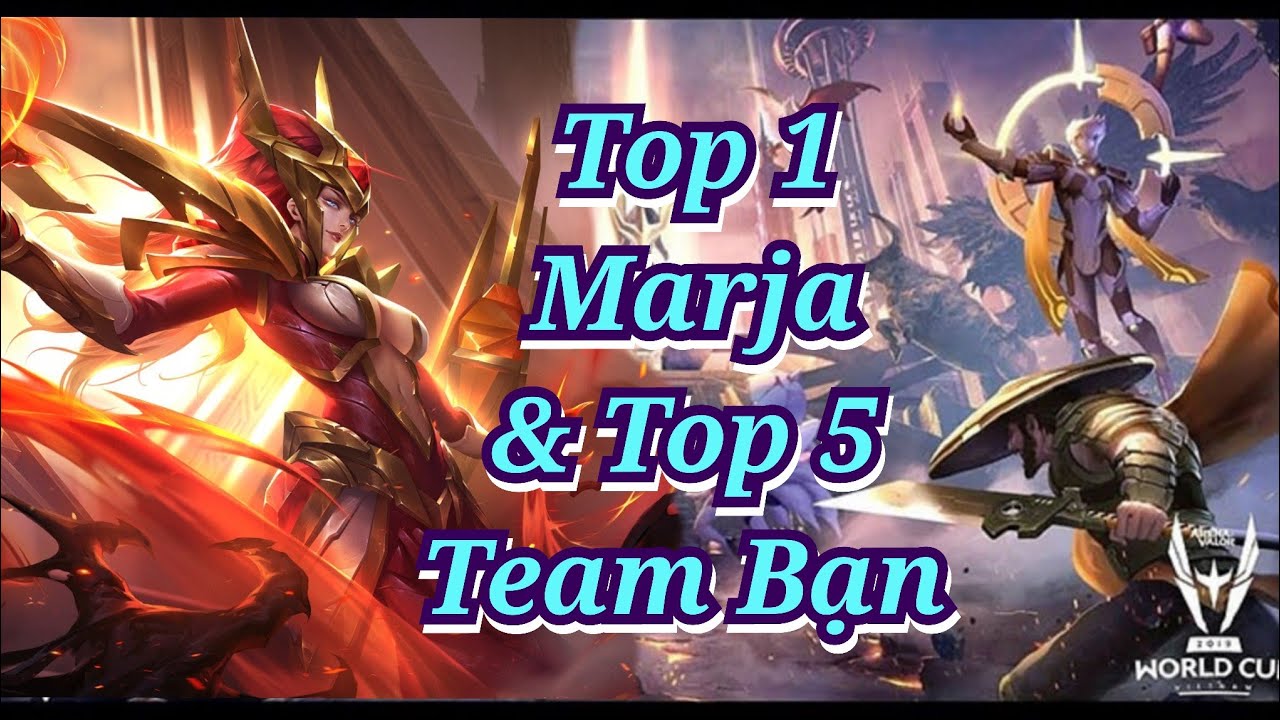 TOP 1 MARJA Từ Dưới L&ecirc;n L&agrave;m Team Bạn Kh&oacute;c Th&eacute;t