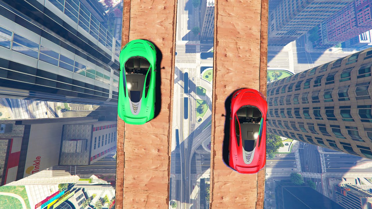 EXTREMELY DANGEROUS CITY RACE! (GTA 5 Funny Moments)