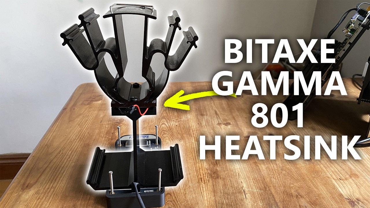 New Bitaxe Gamma 801 Heatsink Testing