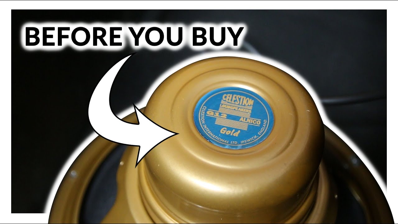 BEFORE YOU BUY - Celestion Gold