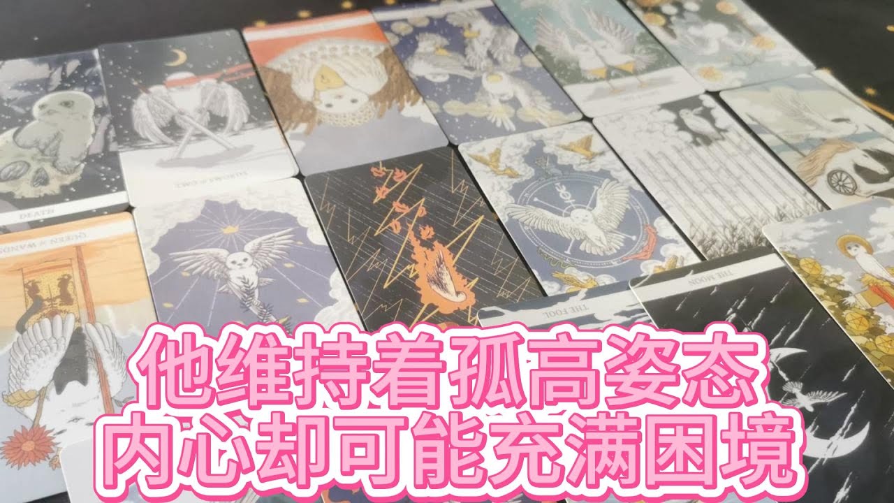 【塔羅牌占卜】他维持着孤高姿态，内心却可能充满困境。这种状态源于何处？又将如何发展