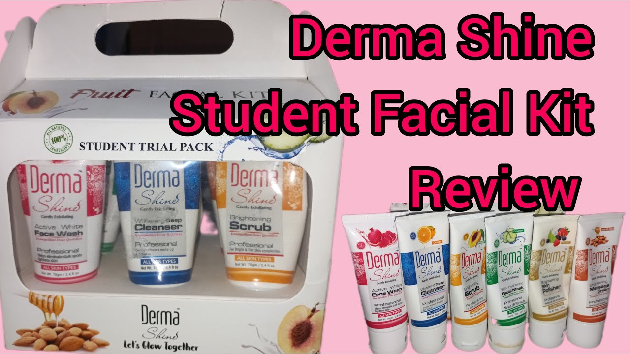 Derma Shine Student Facial Kit Review | Worth Buying Or Not? | Very Honest Review
