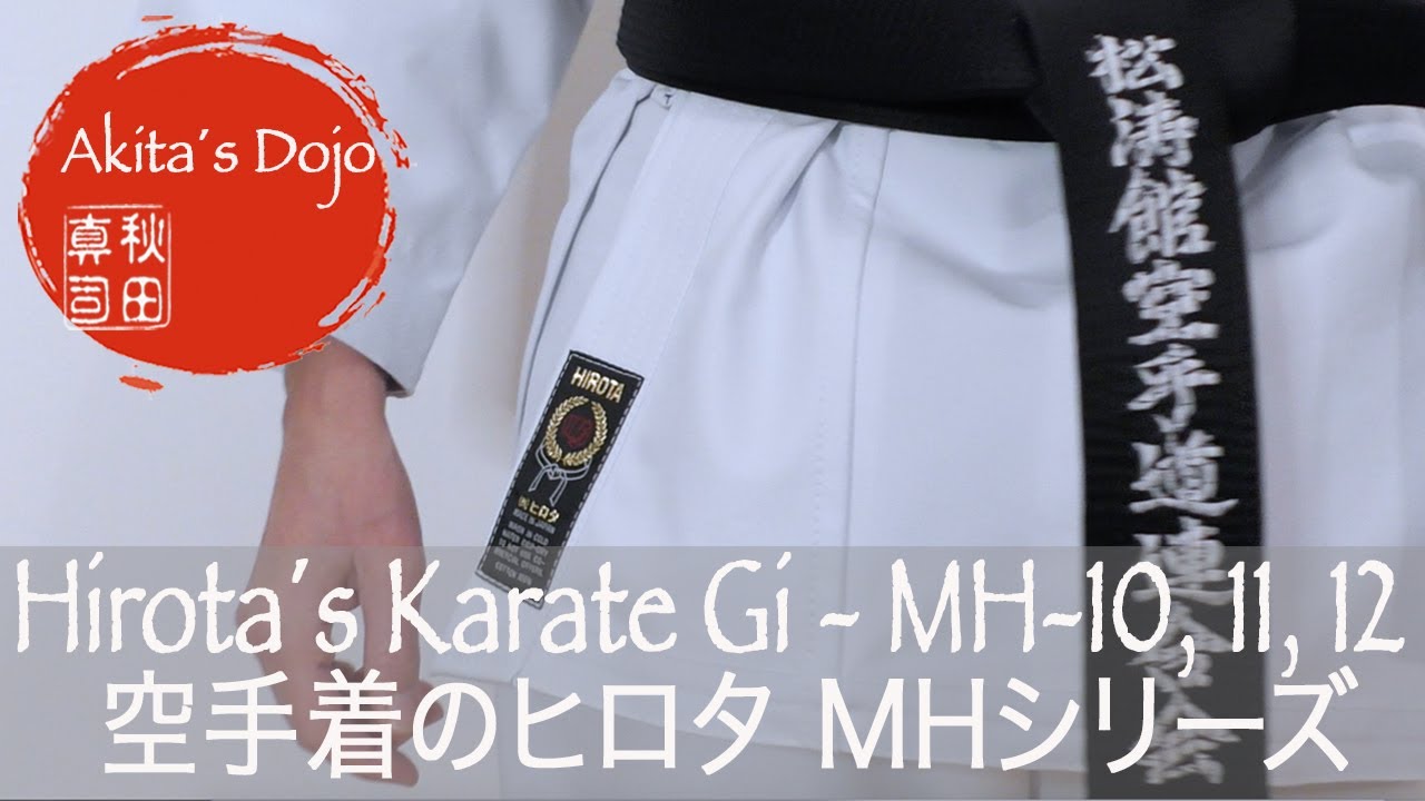 Каратэ-ги Хироты – Линейка MH: MH-10, MH-11, MH-12. Доги, сделанные в Японии (Видео)
