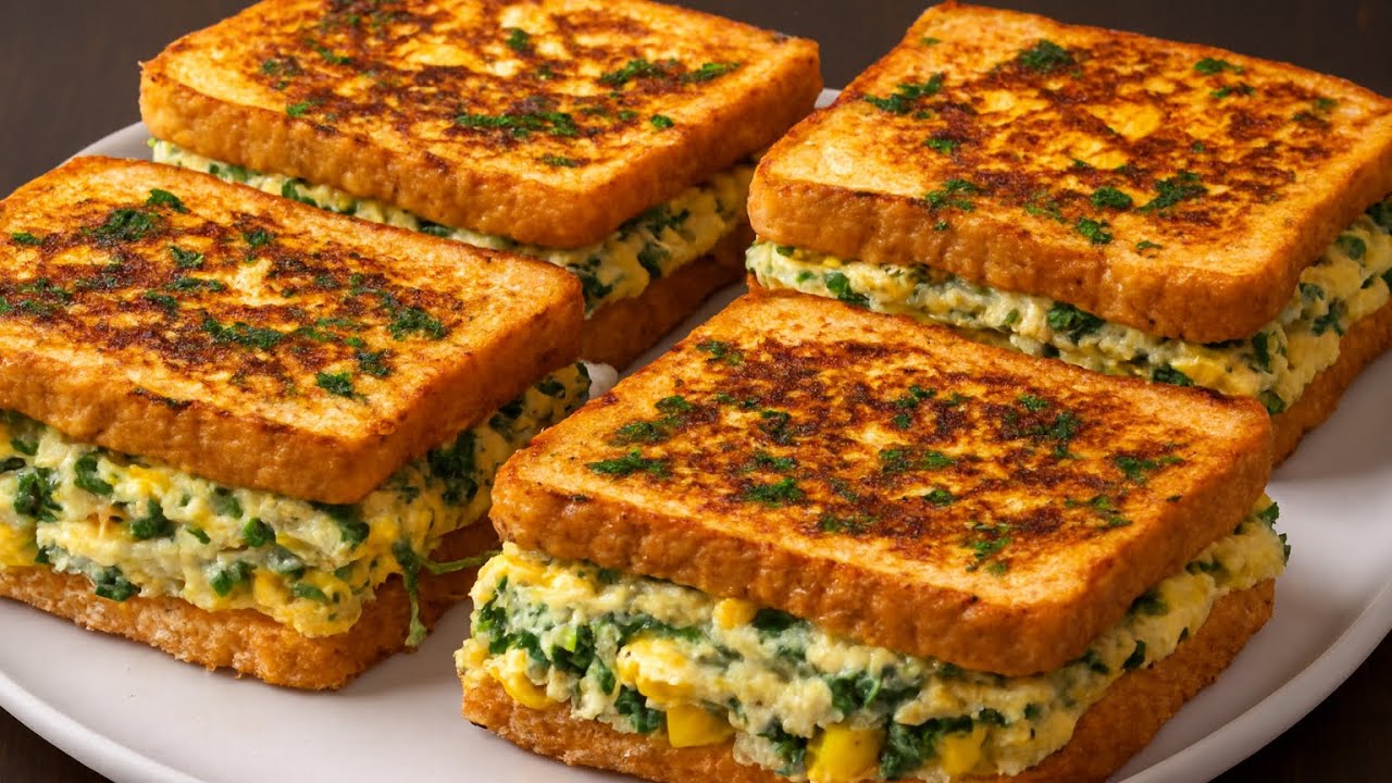 So ein leckeres Frühstück haben Sie noch nie gegessen – Toast mit Ei direkt aus der Pfanne in nur 5