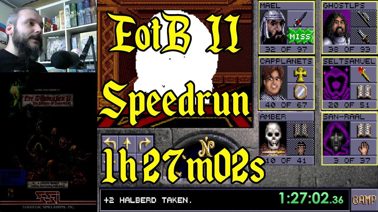 Eye of the Beholder 2 Speedrun 1:27:02 StreamVOD [15.07.2022]