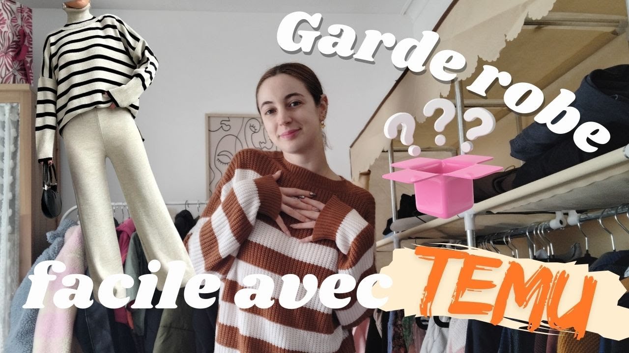 HAUL TEMU - Comment GLOWUP sans s'en soucier ? SPECIAL garde-robe pas chère !!
