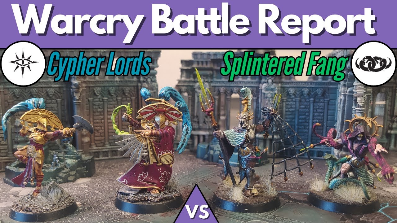 Cypher Lords vs. Splintered Fang - Warcry Battle Report