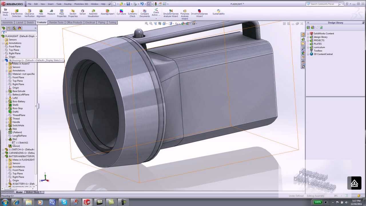 Interference Detection with SolidWorks 2012