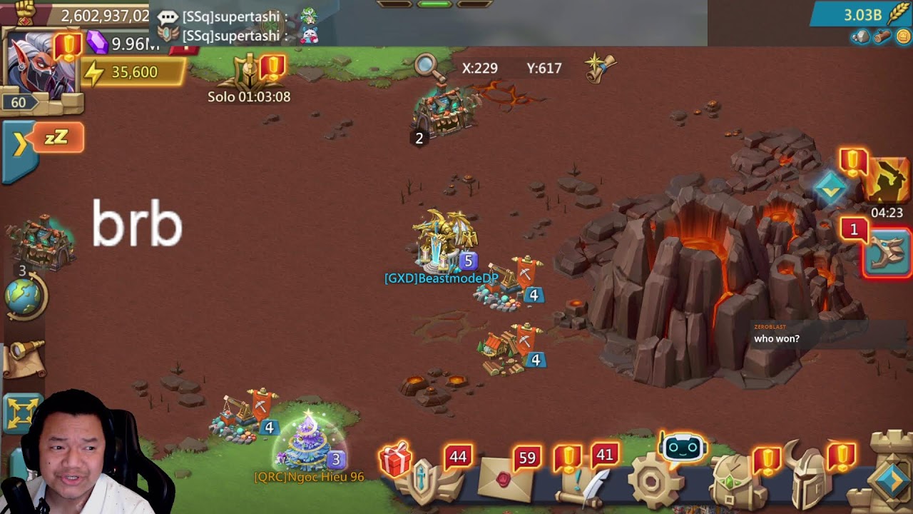 Lords Mobile - Baron with Ax7 & DW vs KDM/T4K/Bx7