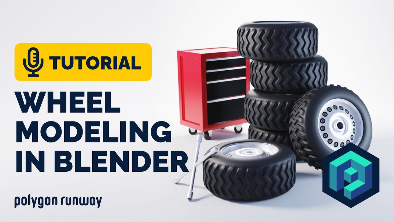 Wheel Modeling Tutorial in Blender 2.93 | Polygon Runway