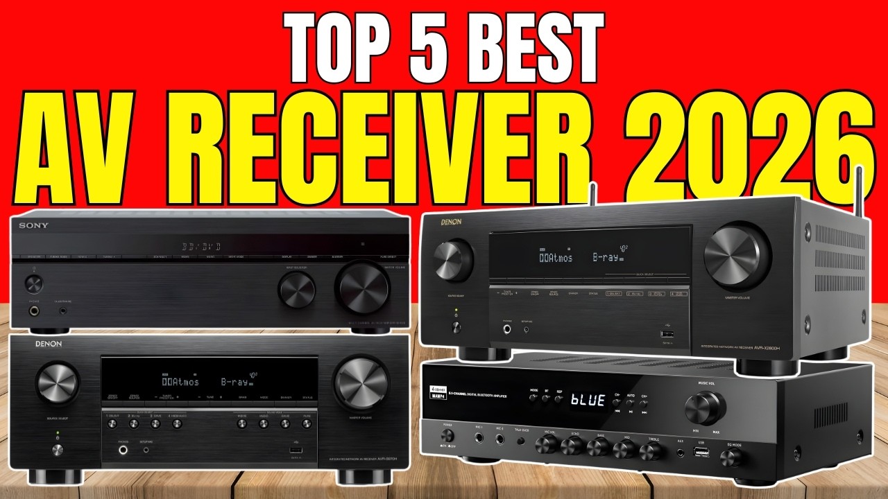 Best AV Receiver 2026 | 4K, 8K, Dolby Atmos & Home Theater Audio