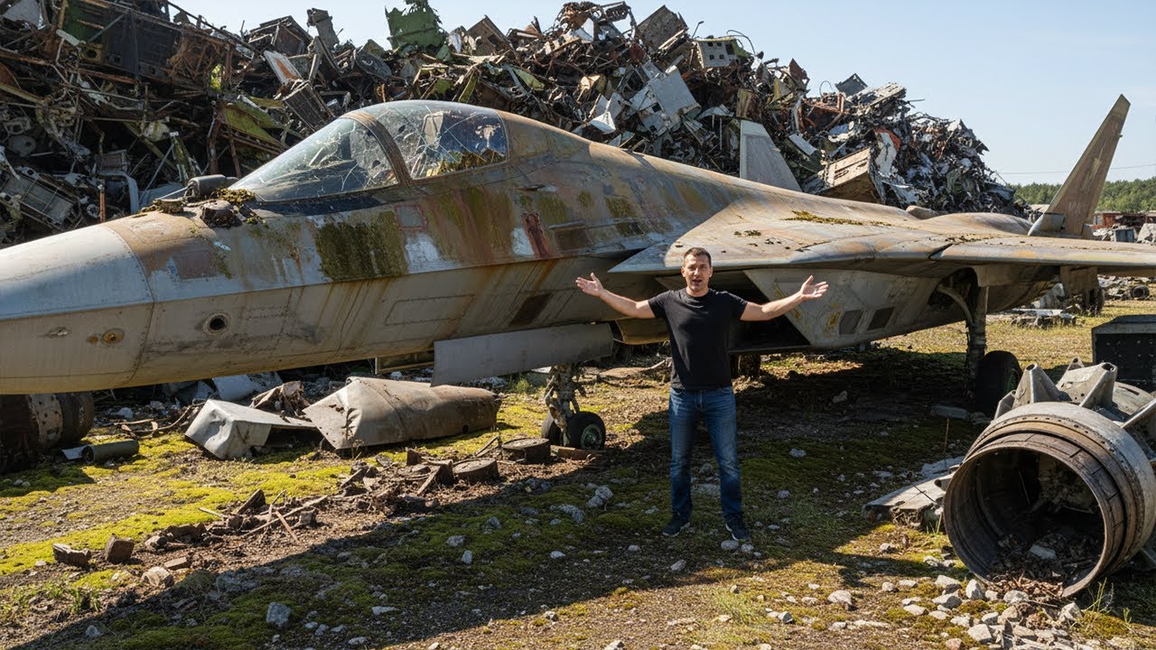 Полная реставрация истребителя Су-57 «Фелон», десятилетиями находившегося в джунглях (Полная рест...