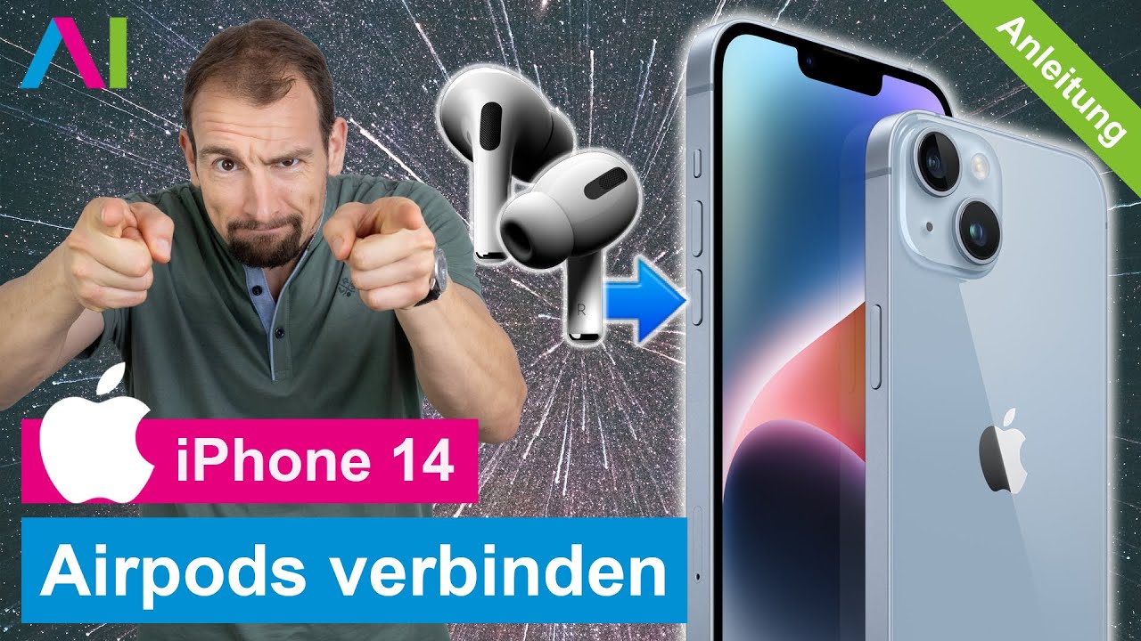 iPhone 14 - AirPods verbinden •  • 📱1️⃣4️⃣ • 🎧 • Anleitung | Tutorial