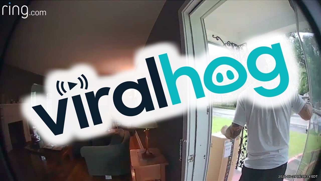 Mailman Salutes United States Flag After Making Delivery || ViralHog