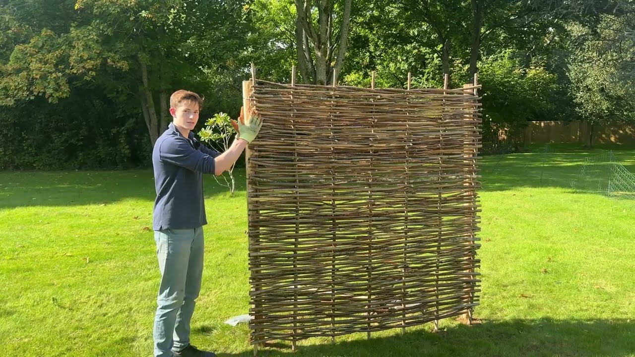How to Install Hazel Hurdles in your Garden