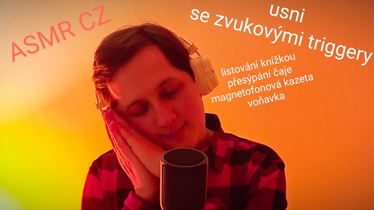 ASMR CZ • Usni se zvukovými triggery a jemným šeptáním • video jako starý film 🤫😴🎙️🎧🎞️