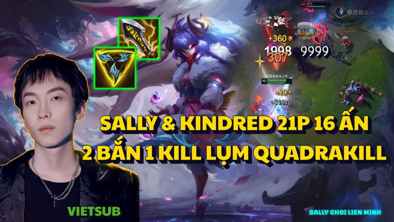 Sally Và Con Kindred Stack Ấn Như Hack Lao Thẳng Vào Nhà Địch Farm Mạng