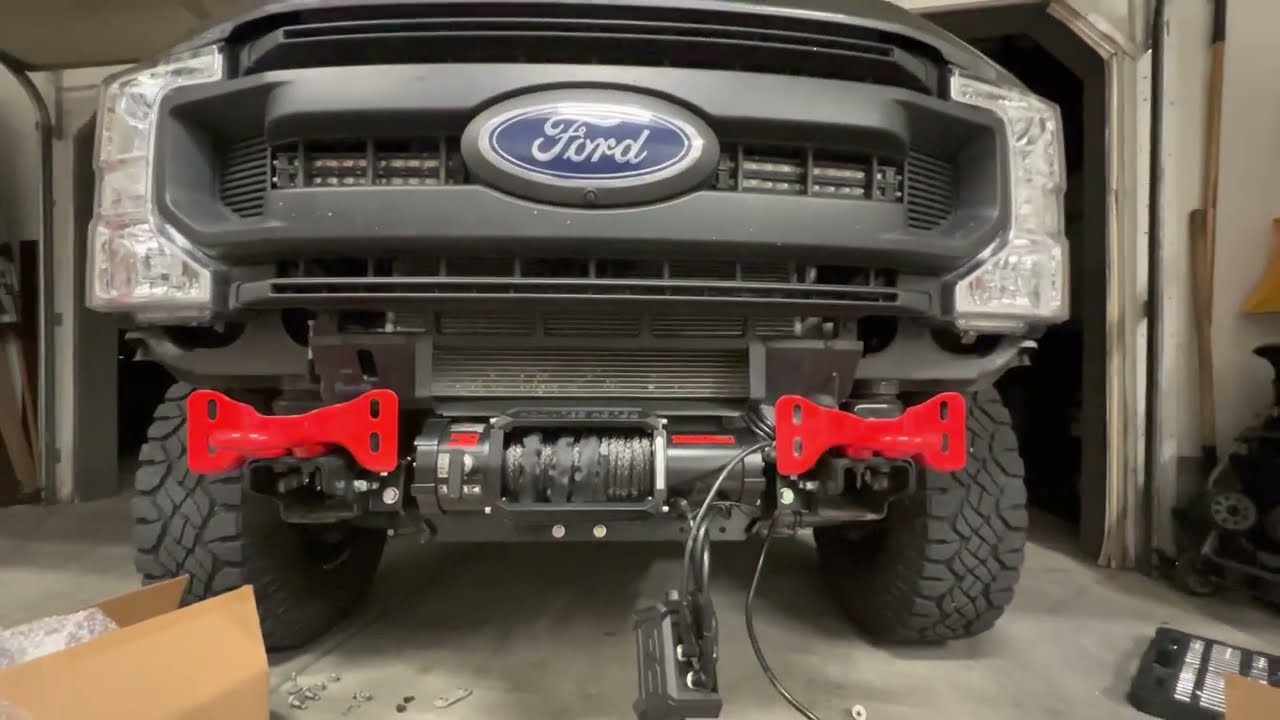 Hidden Winch Install - Ford Super Duty