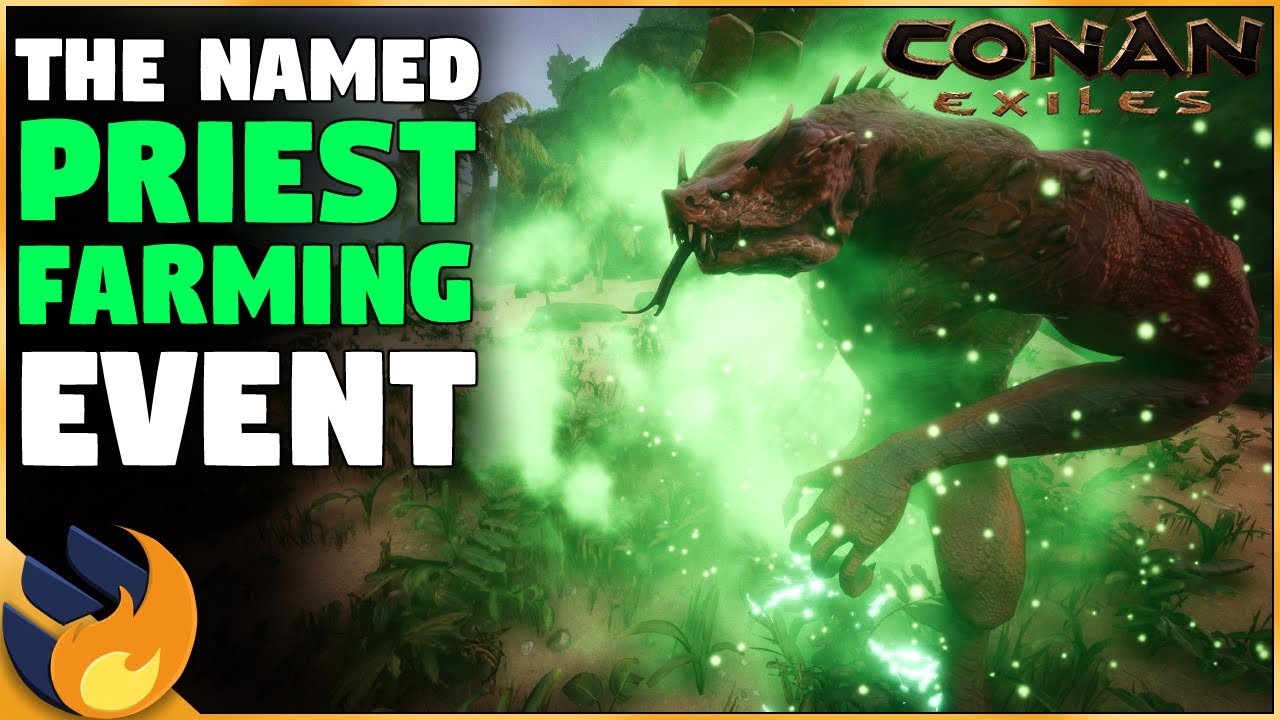 EASY T4 PRIEST FARMING EVENT - Snake Cult Caravan Event | Conan Exiles |