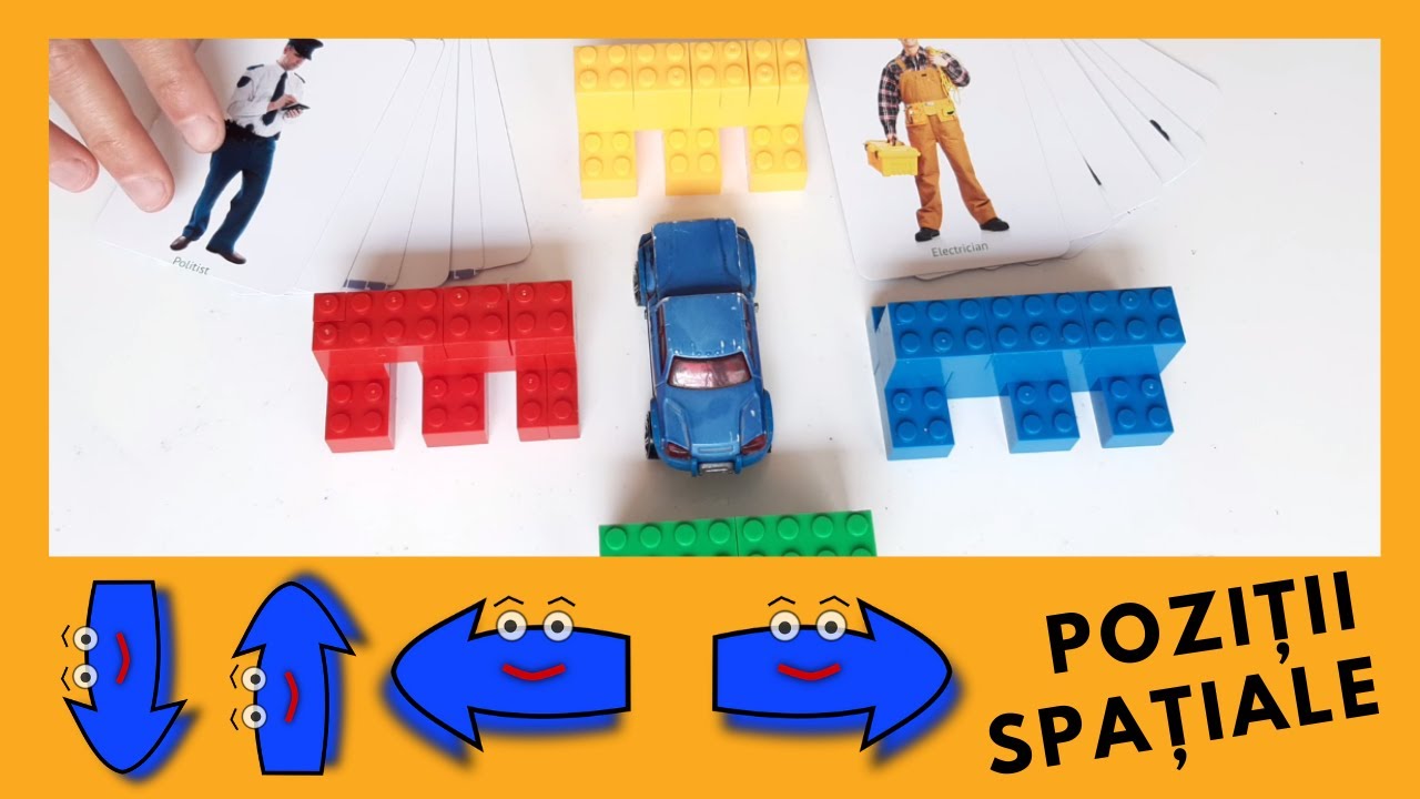 Pozitii spatiale | Meseriile | Activitate matematica prescolari