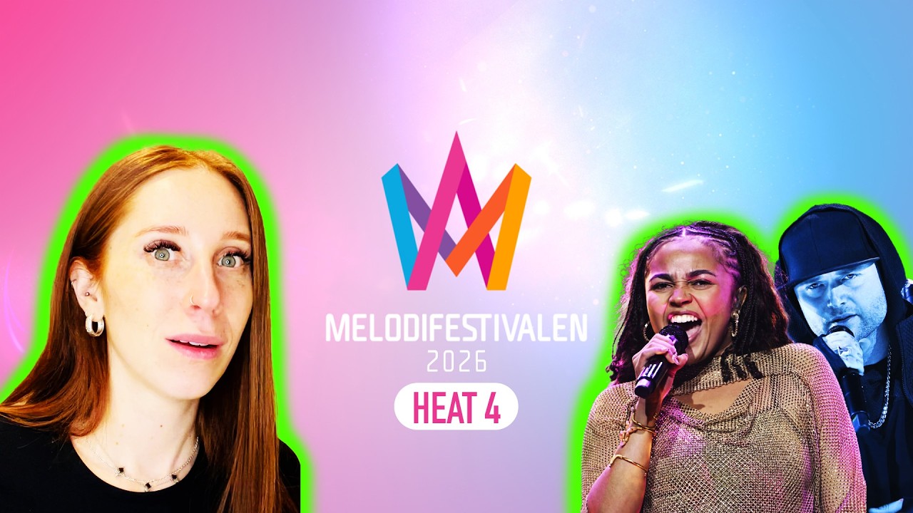LET'S REACT TO MELODIFESTIVALEN HEAT 4 FINALISTS (SWEDEN EUROVISION 2026)