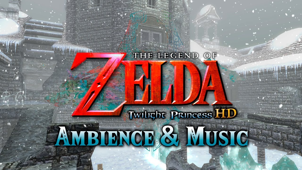 Zelda Ambience & Music | Twilight Princess HD | Snowpeak Ruins Dungeon | ASMR Sleep/Work/Study