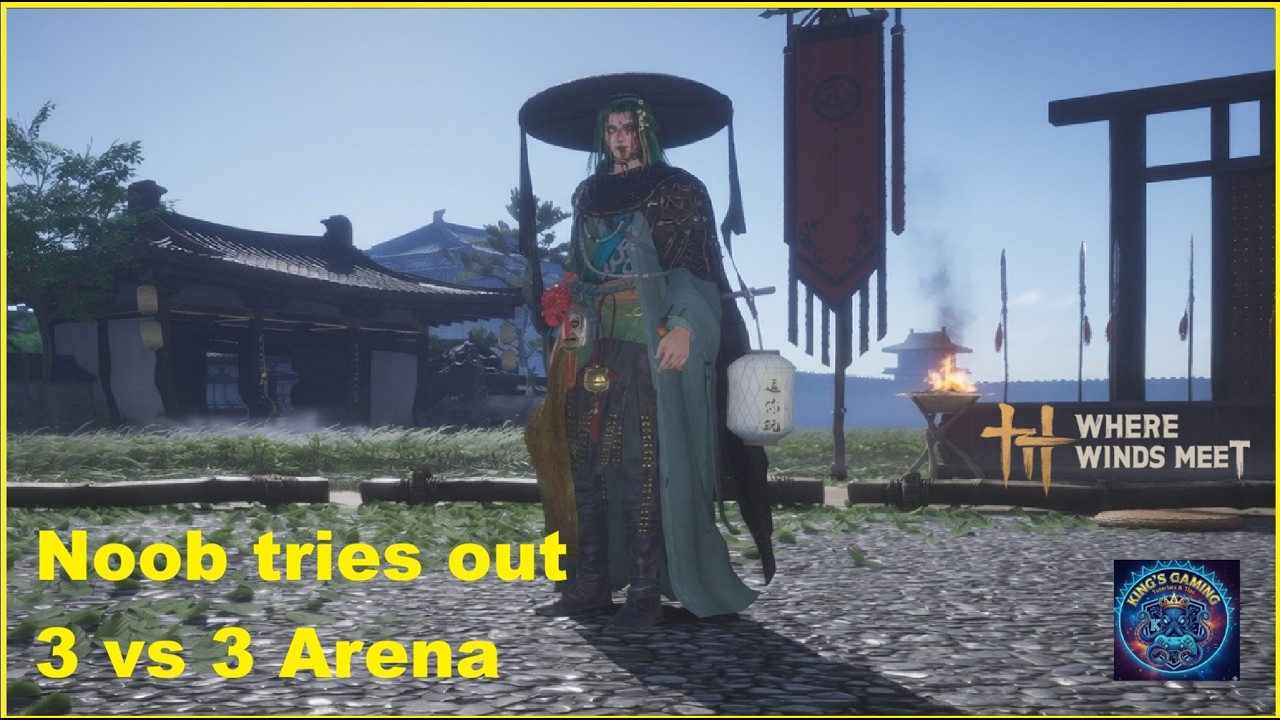 Noob trying out 3vs3 Arena - Where winds meet