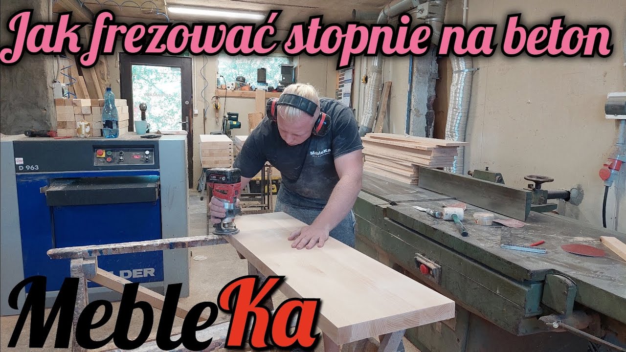 22. Jak frezowac stopnie na beton bez profilu Led